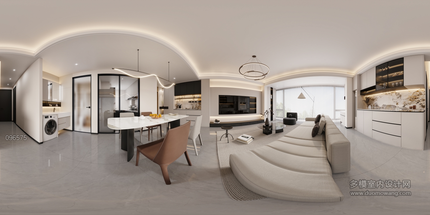 现代客餐厅-全景