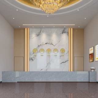 现代酒店大厅背景1