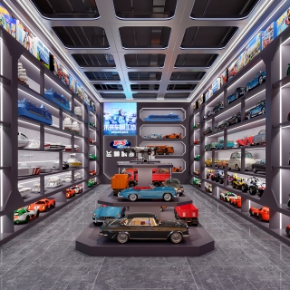 现代车模玩具店改1