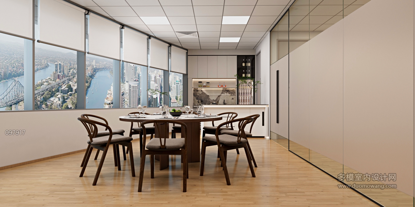 现代 餐厅 单张