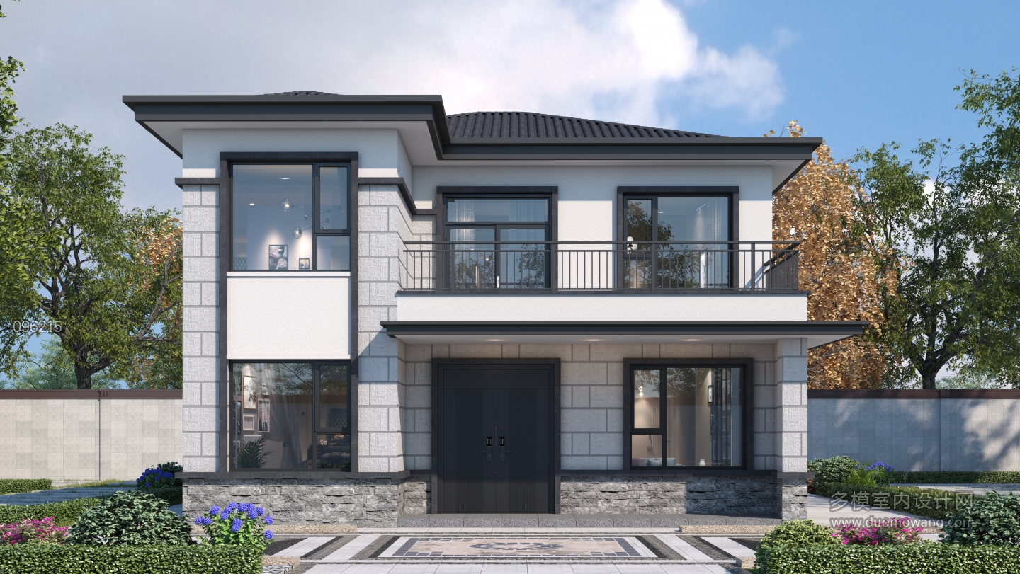 新中式别墅外观