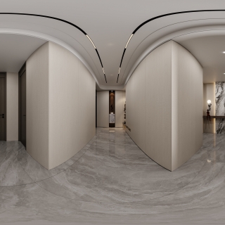 意式轻奢过廊-全景