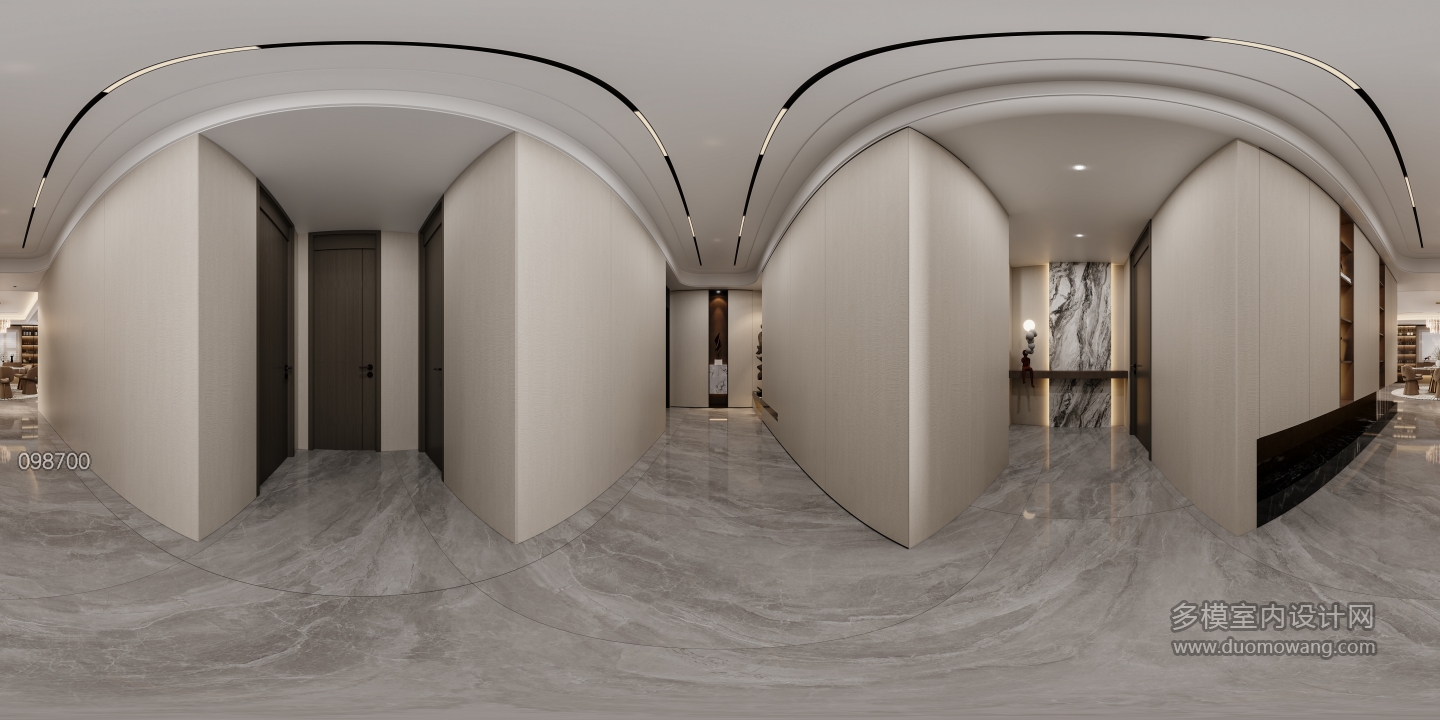 意式轻奢过廊-全景