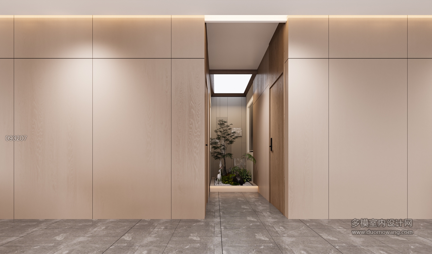 现代餐馆大厅静态