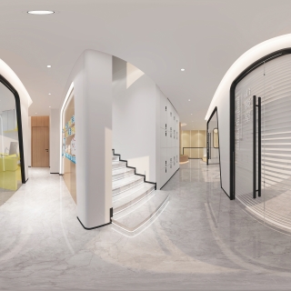 现代口腔医院2F走廊 (1)