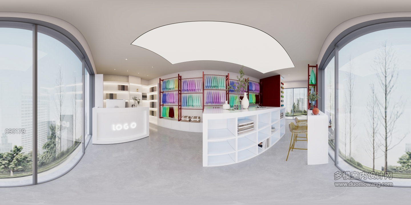 现代服装店-全景