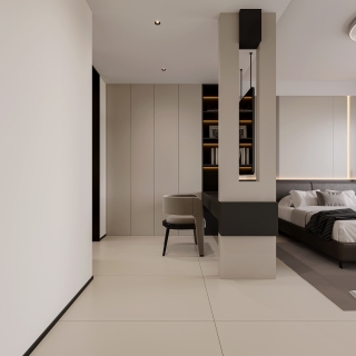 现代主卧衣帽间