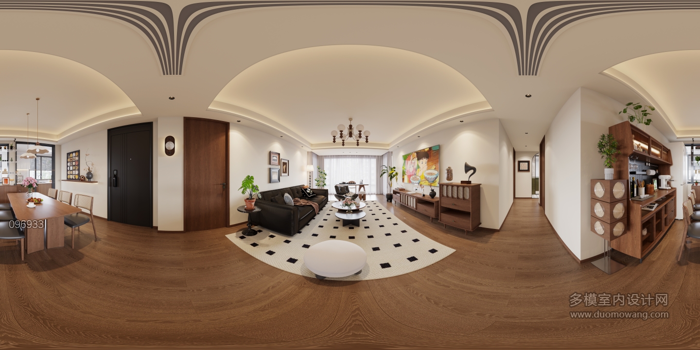 1现代中古风客餐厅