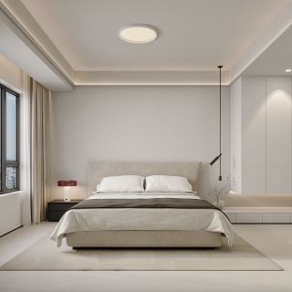 现代主卧特写