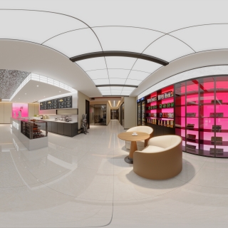 现代魔兽电竞零食区全景