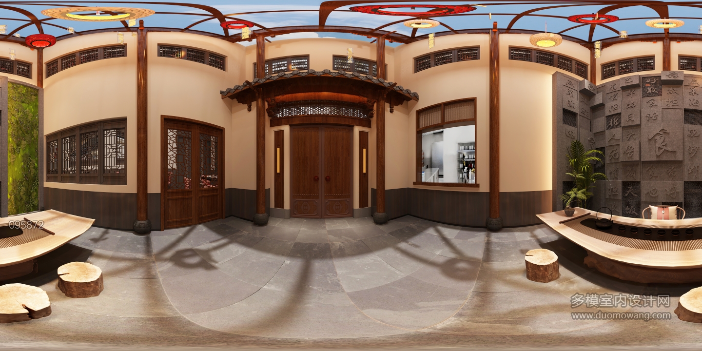 新中式潮汕火锅店接待大厅 (1)