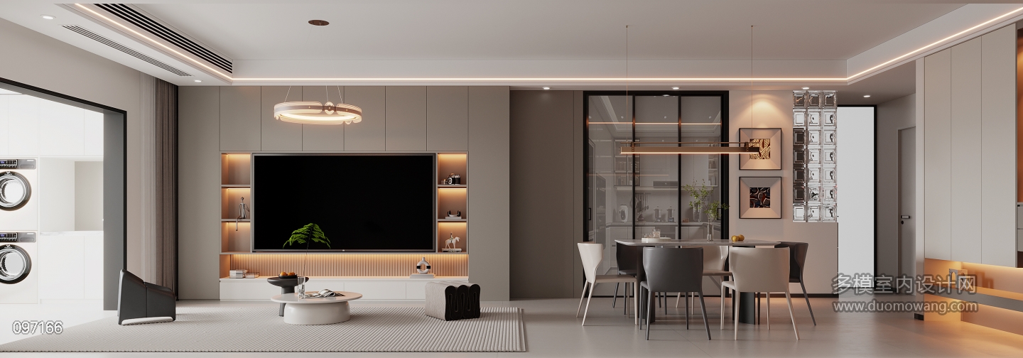 现代简约电视背景