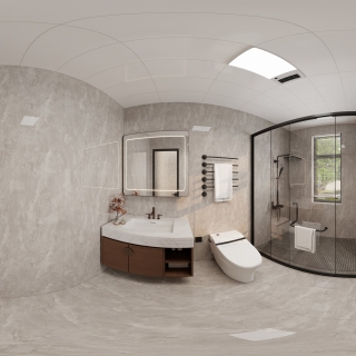 新中式一楼套卫