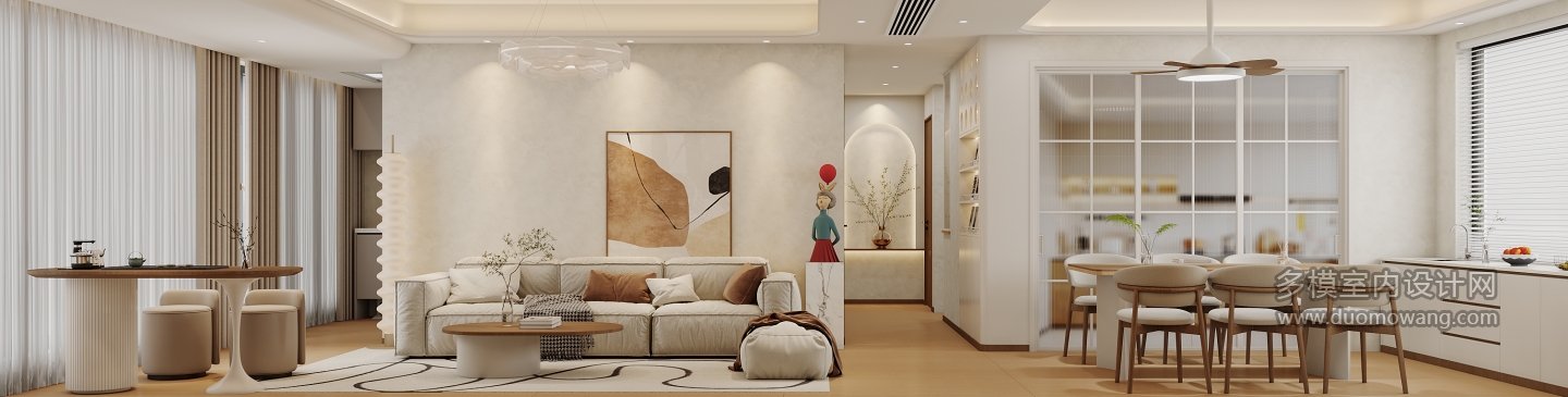 原木-沙发背景墙