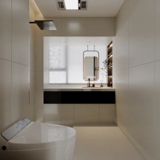 现代大男孩房卫生间