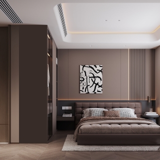 意式现代次卧1特写