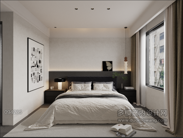 现代卧室方案