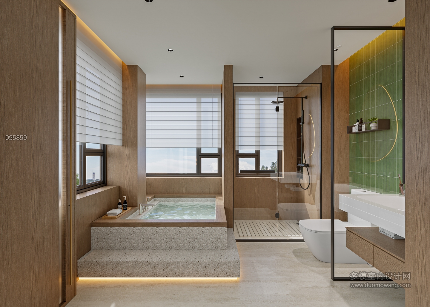 长泰温泉公寓213_卧室2卫生间001