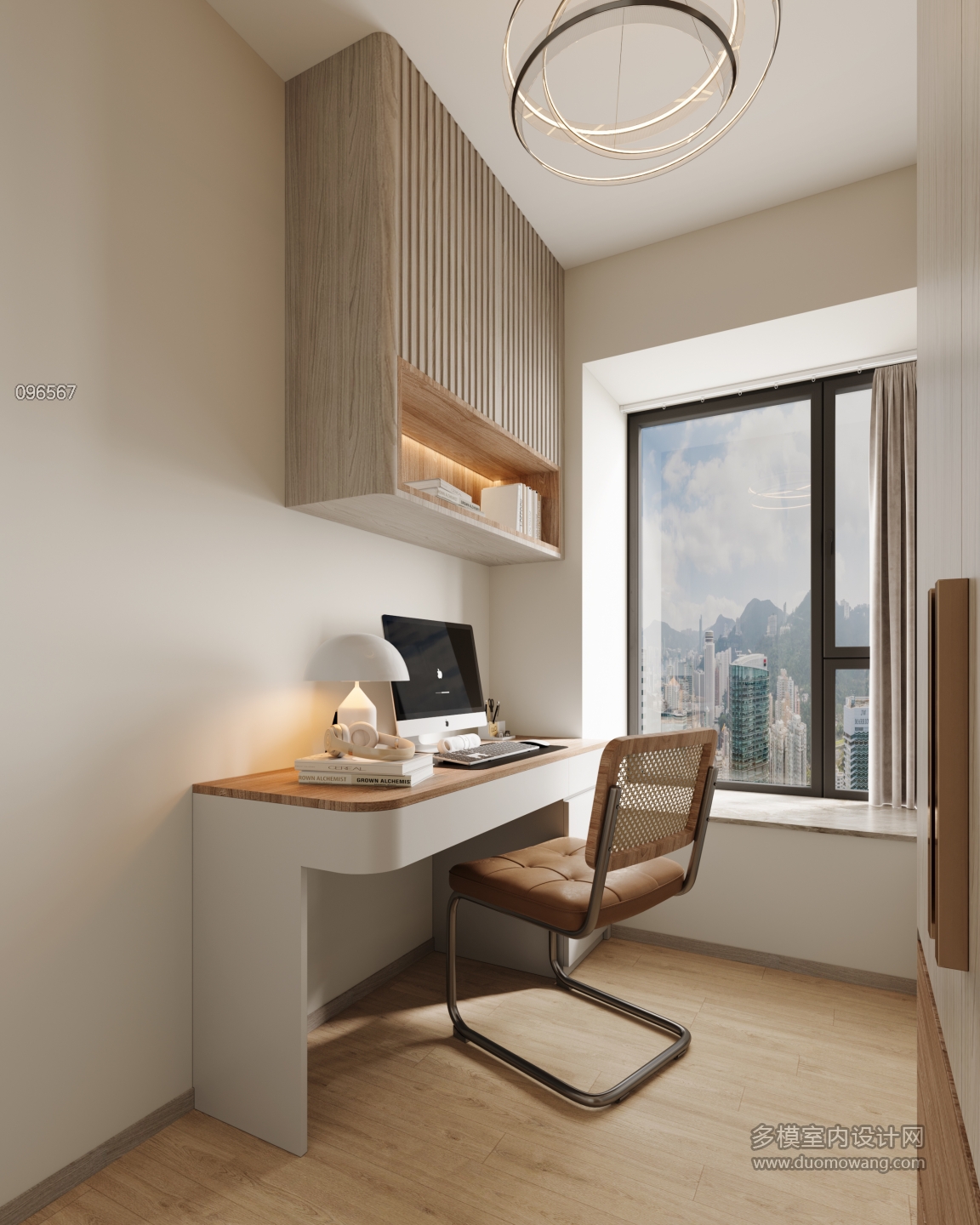 现代简约书房01