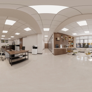 现代办公室全景