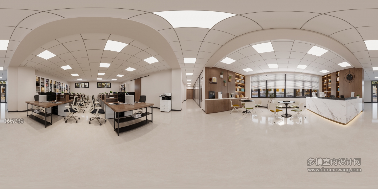 现代办公室全景