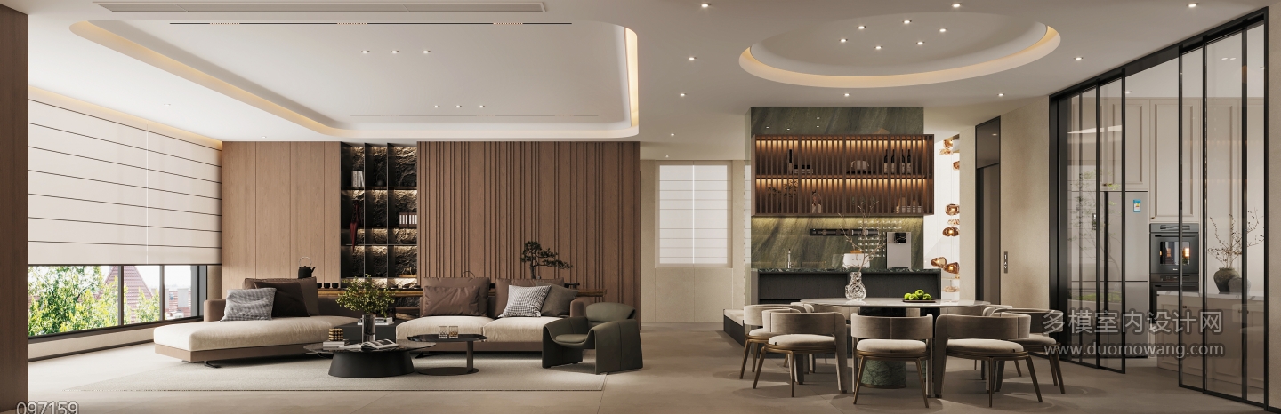 二楼客厅沙发背景