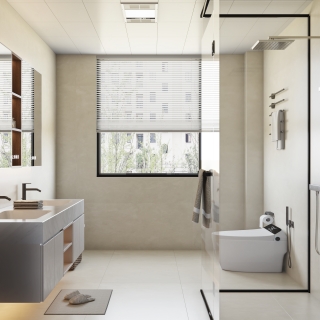 现代主卧卫生间单