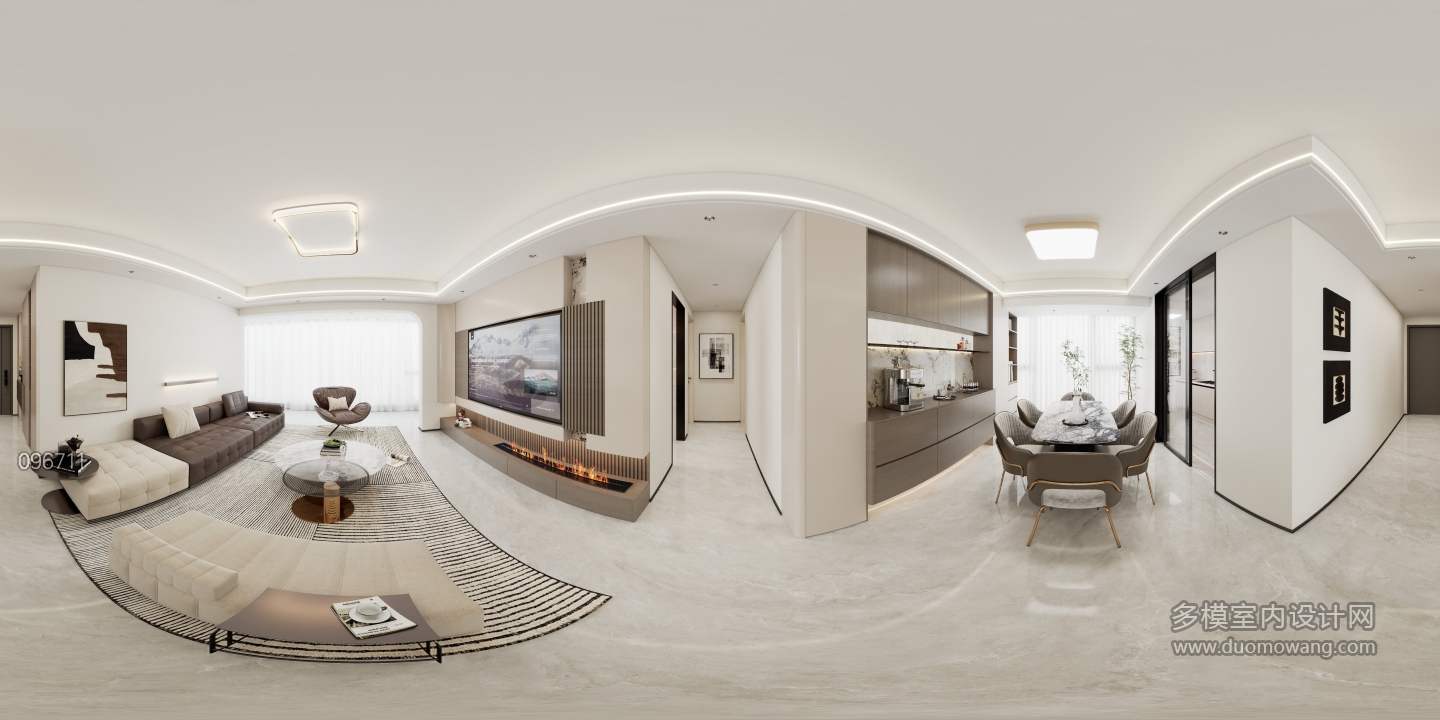 现代-客餐厅（方案二）