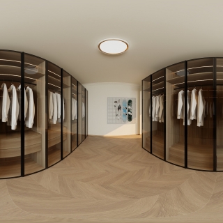 现代衣帽间