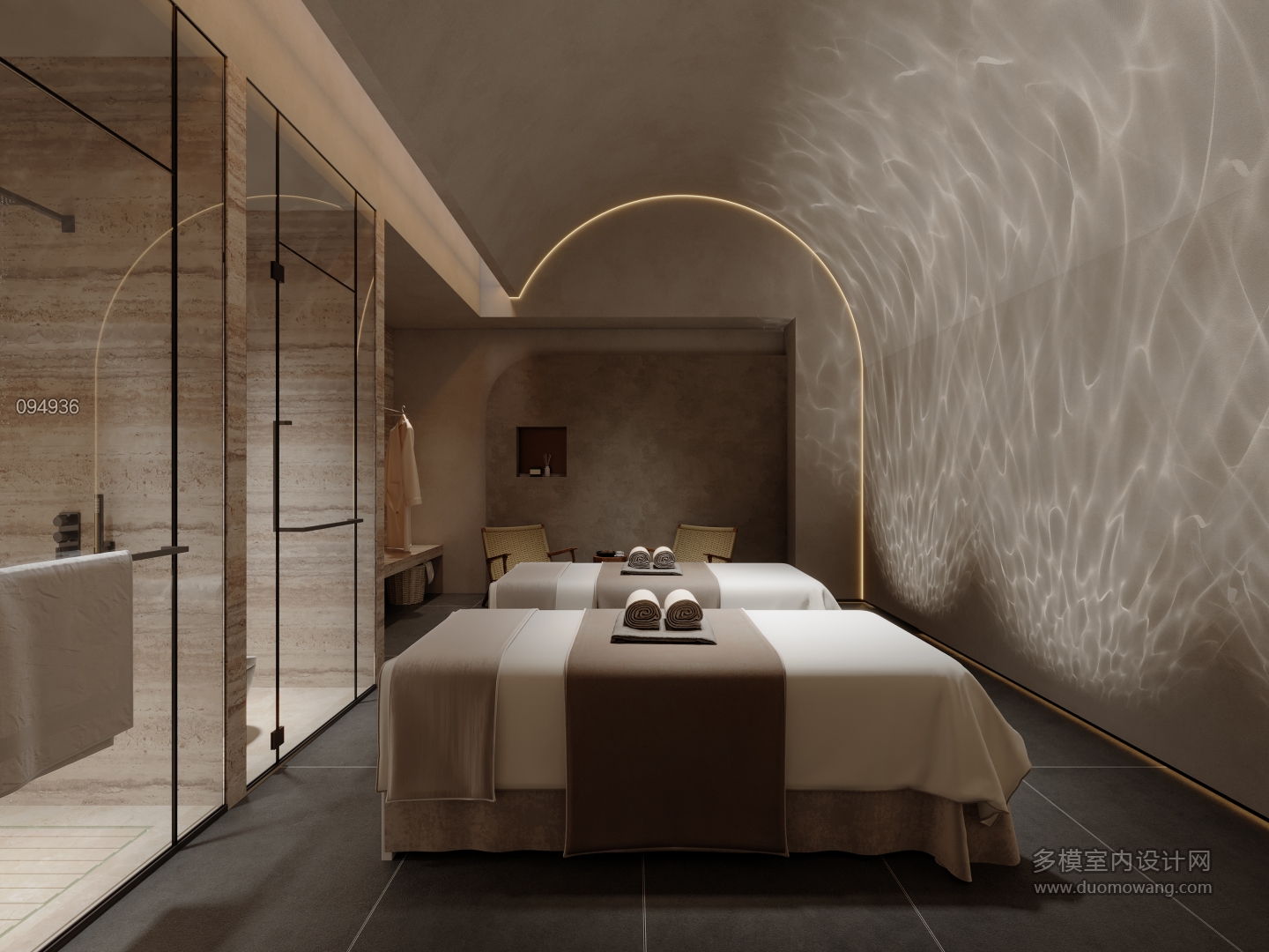 现代美容院包房