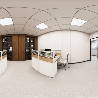 现代 办公室 全景