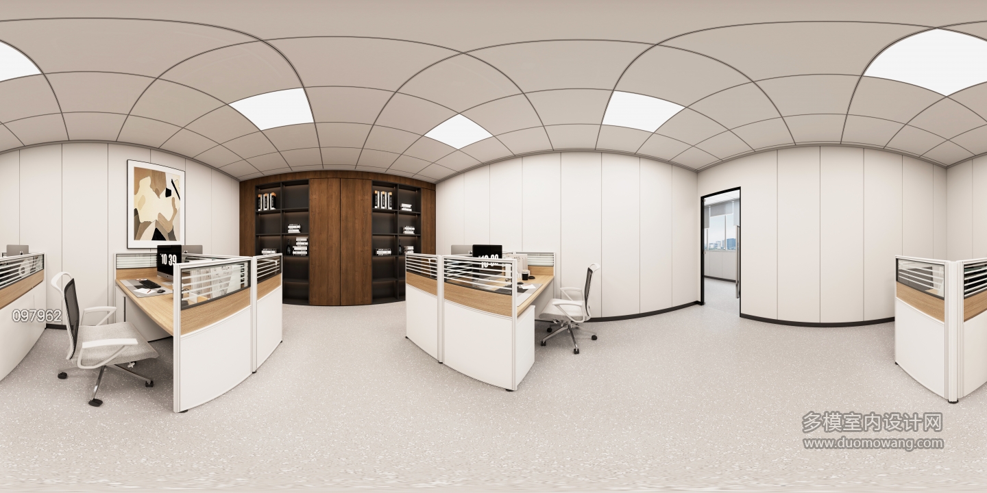 现代 办公室 全景