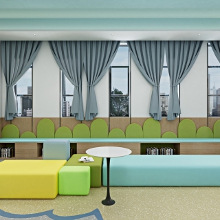 现代 社区家庭书屋04