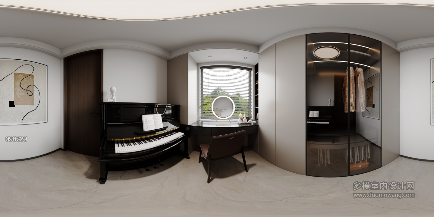 意式客餐厅最新版_全景衣帽间