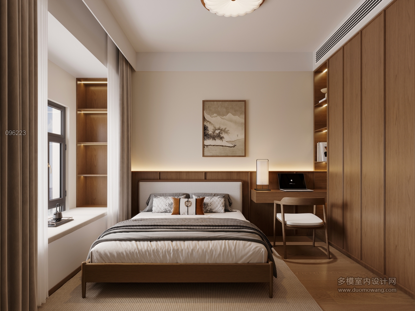 新中式南向次卧