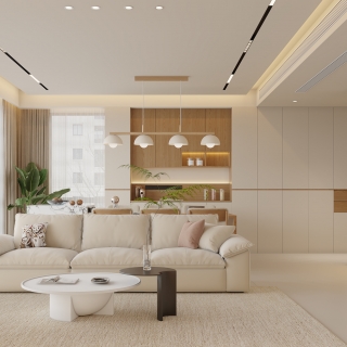 中古客餐厅-沙发墙