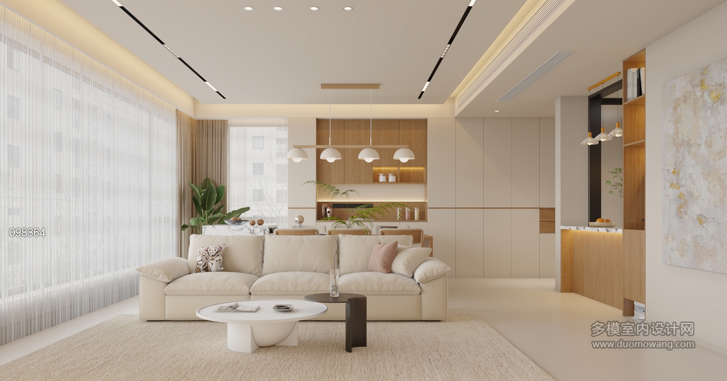 中古客餐厅-沙发墙