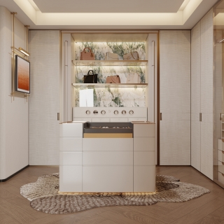 现代轻奢衣帽间静态