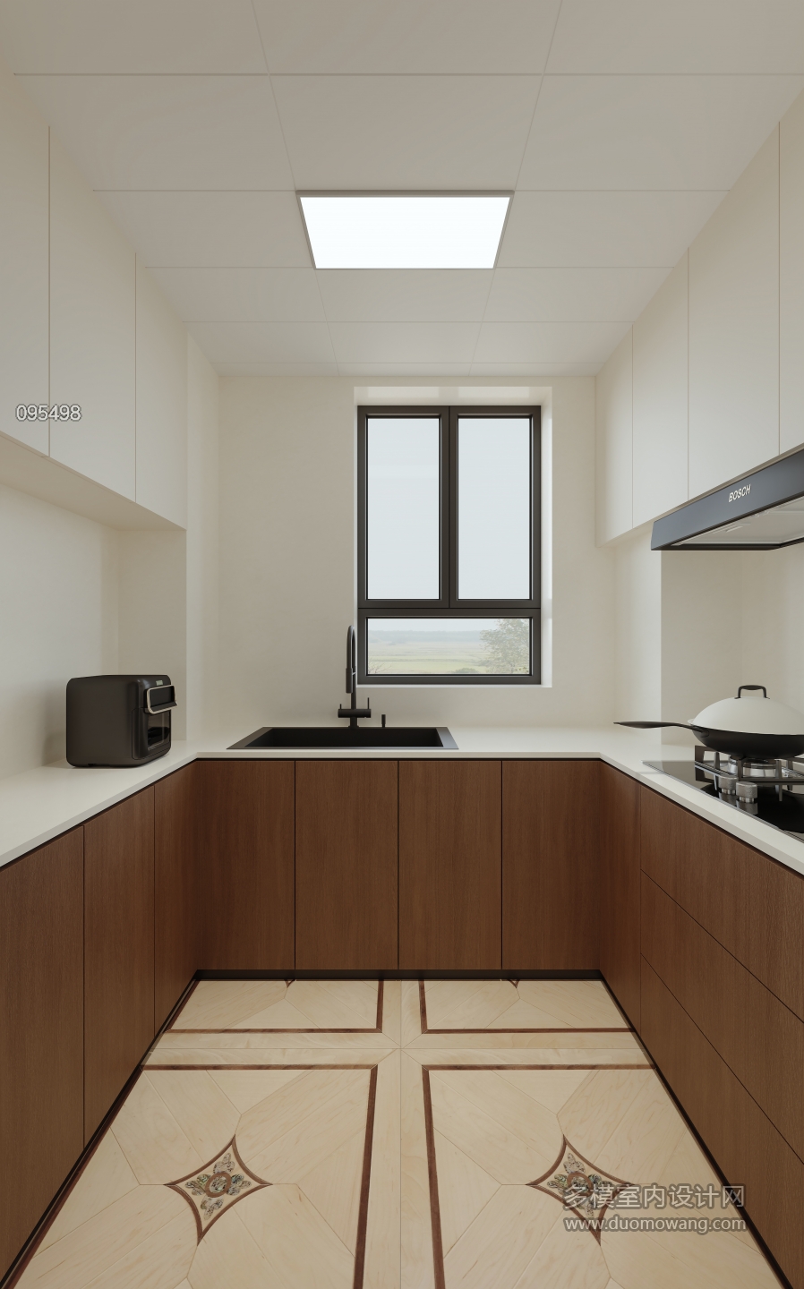 现代中古风 厨房