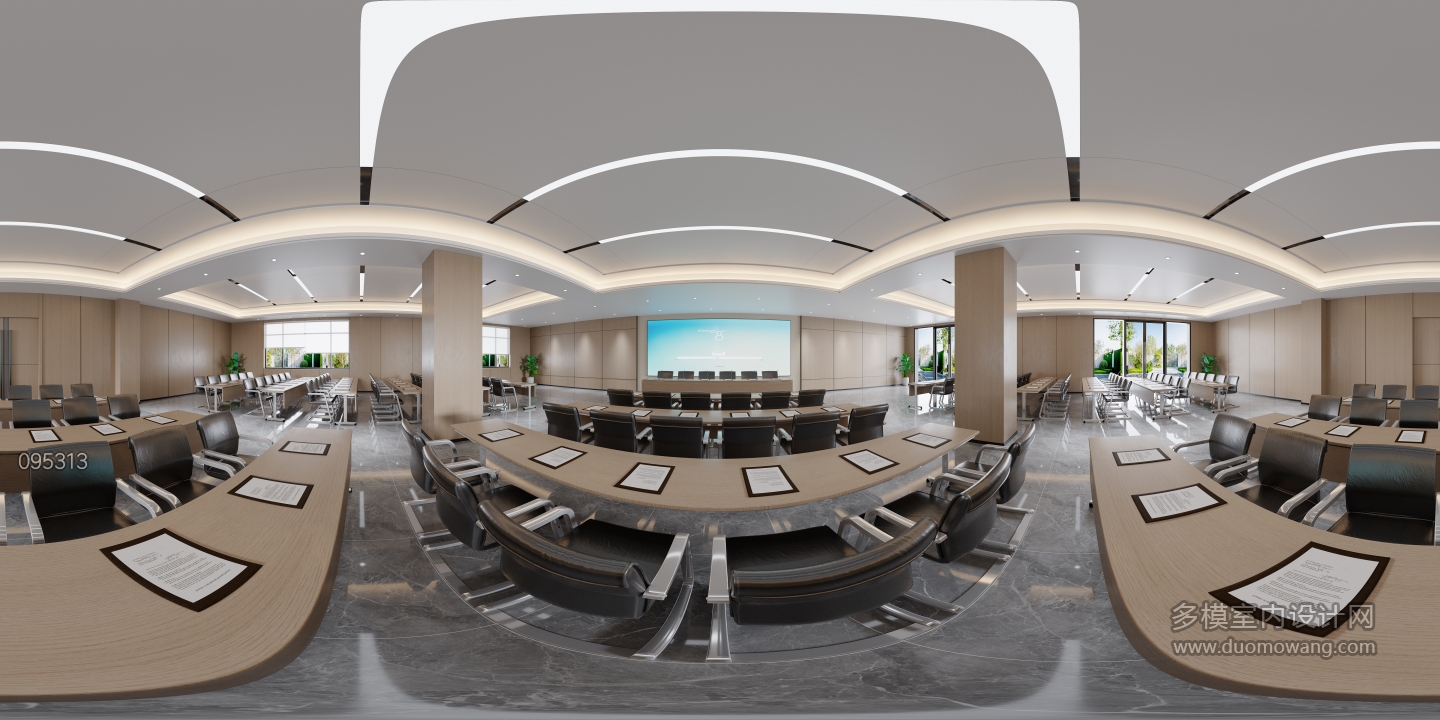 现代多媒体室全景