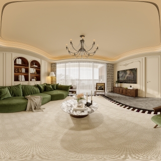 法式客餐厅全景