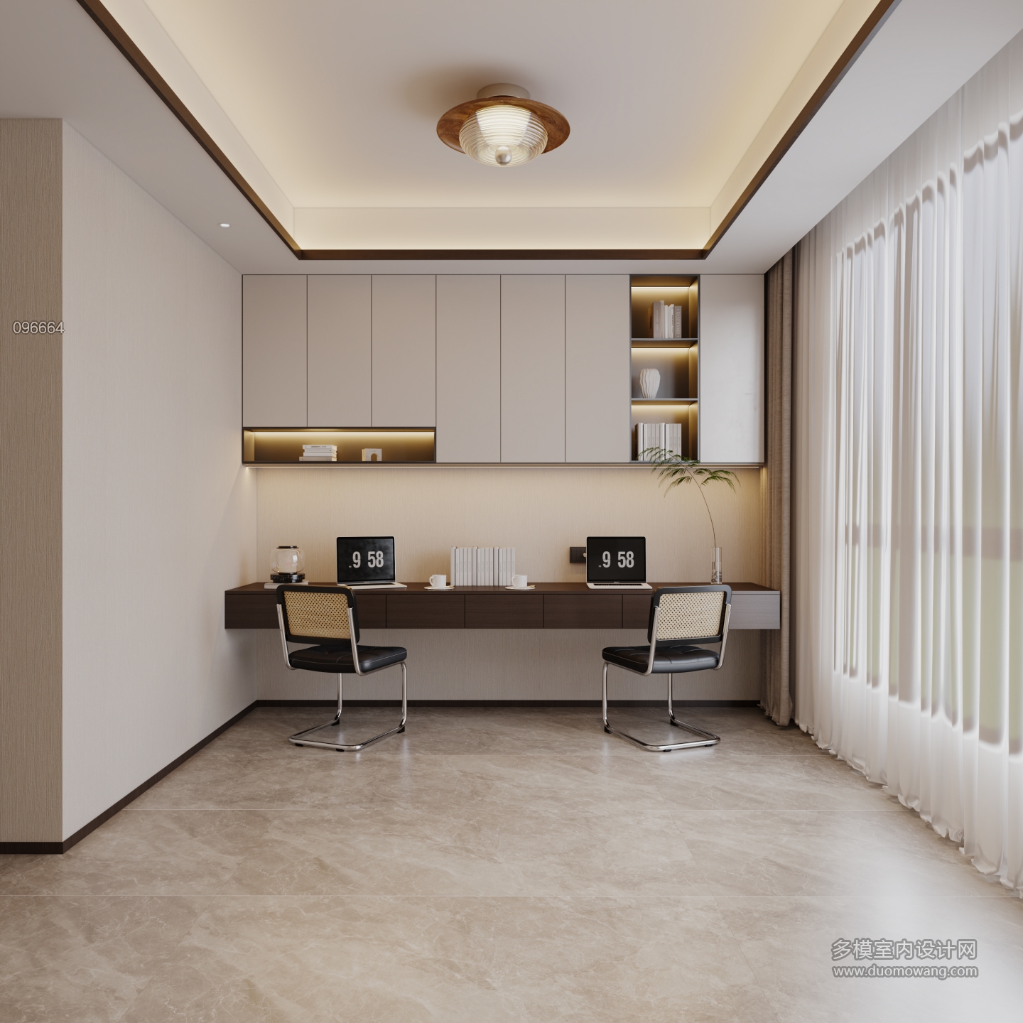 新中式三楼书房单张