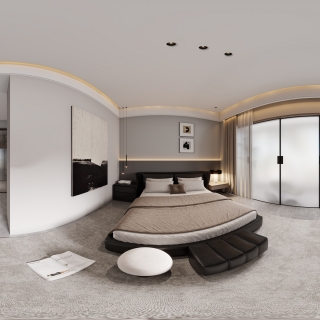 意式二楼主卧全景