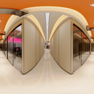 现代魔兽电竞过道全景