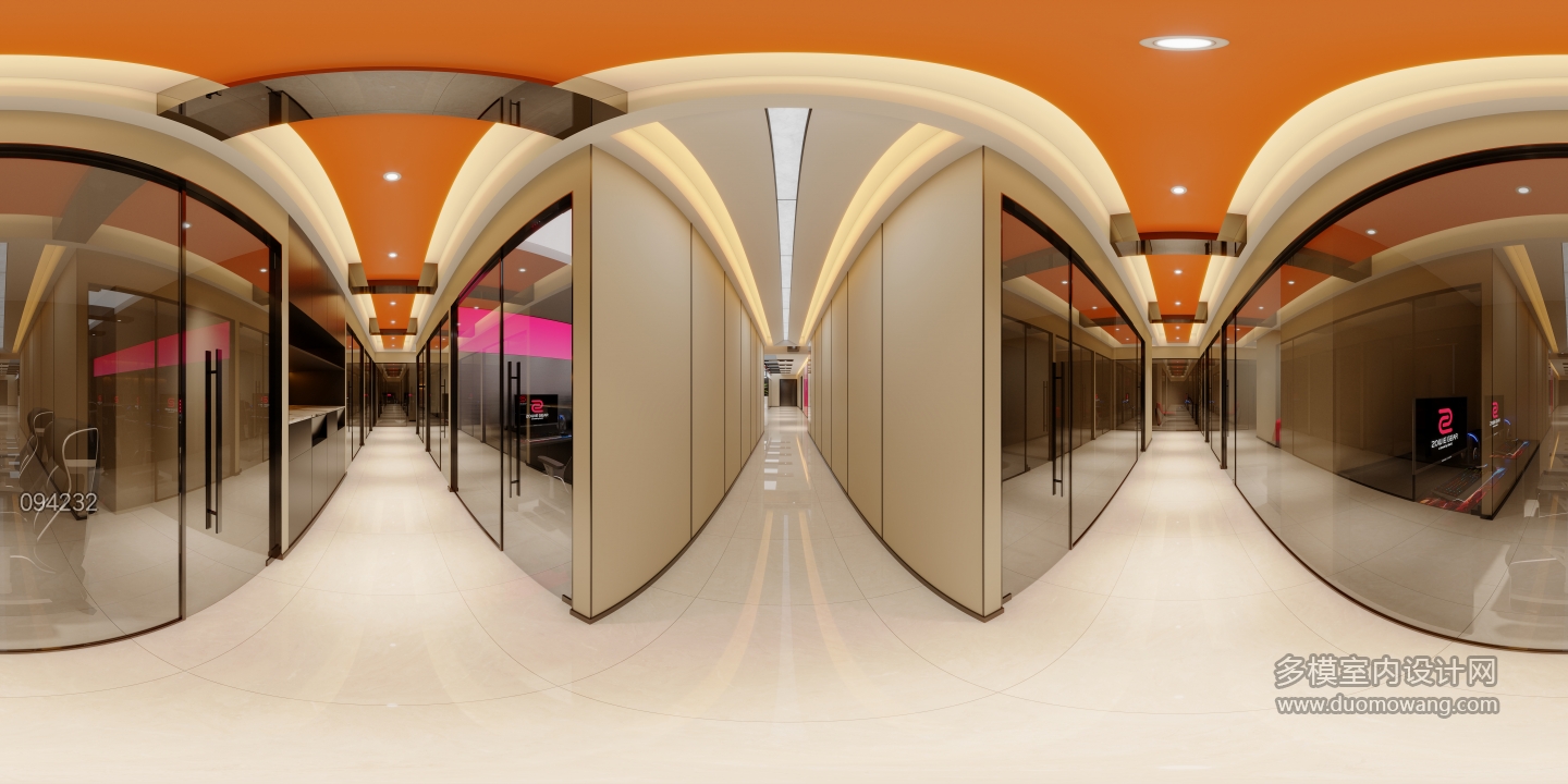 现代魔兽电竞过道全景