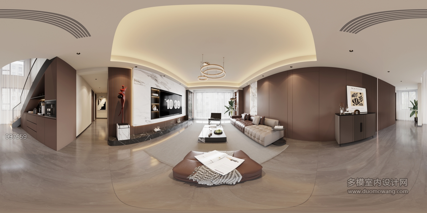 1现代意式客餐厅全景