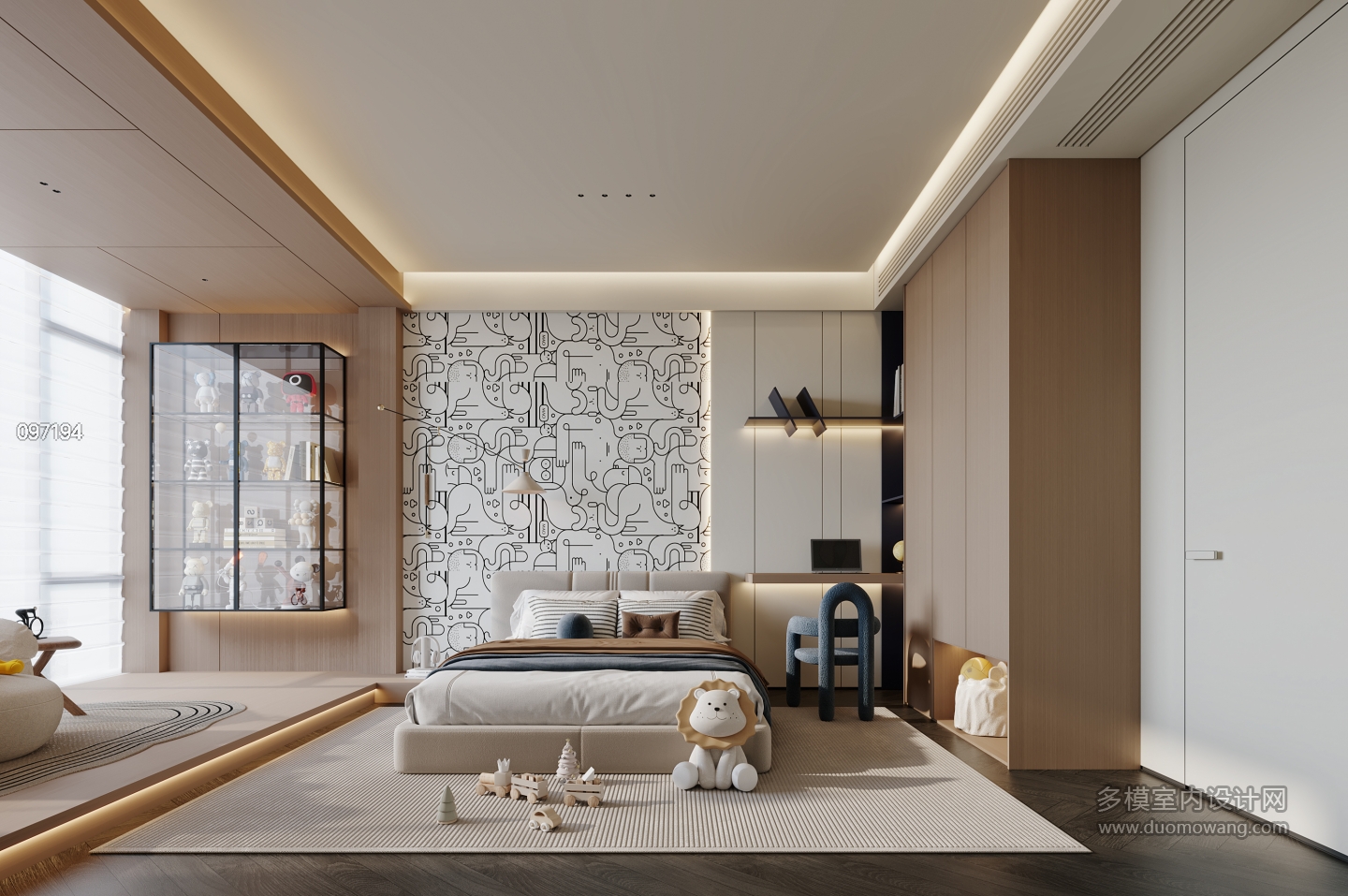 现代轻奢北卧特写