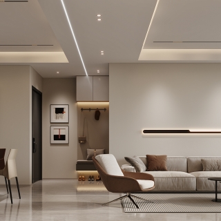 现代沙发背景特写