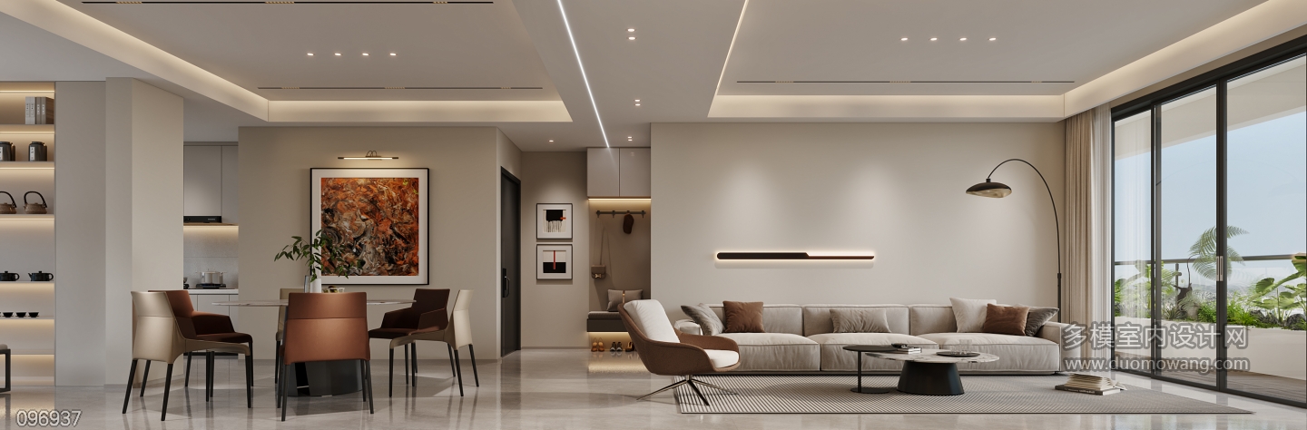 现代沙发背景特写