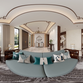 新中式客餐厅全景